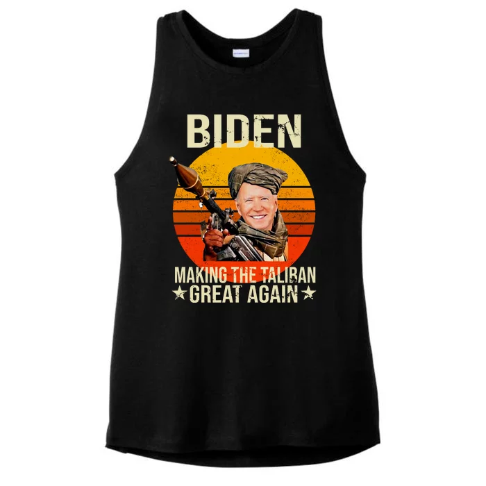 Biden Making The Taliban Great Again RPG Ladies Tri-Blend Wicking Tank