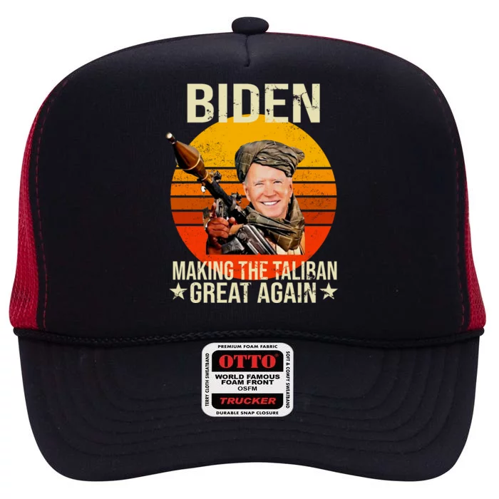 Biden Making The Taliban Great Again RPG High Crown Mesh Trucker Hat