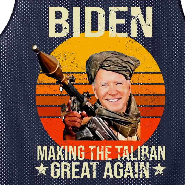 Biden Making The Taliban Great Again RPG Mesh Reversible Basketball Jersey Tank