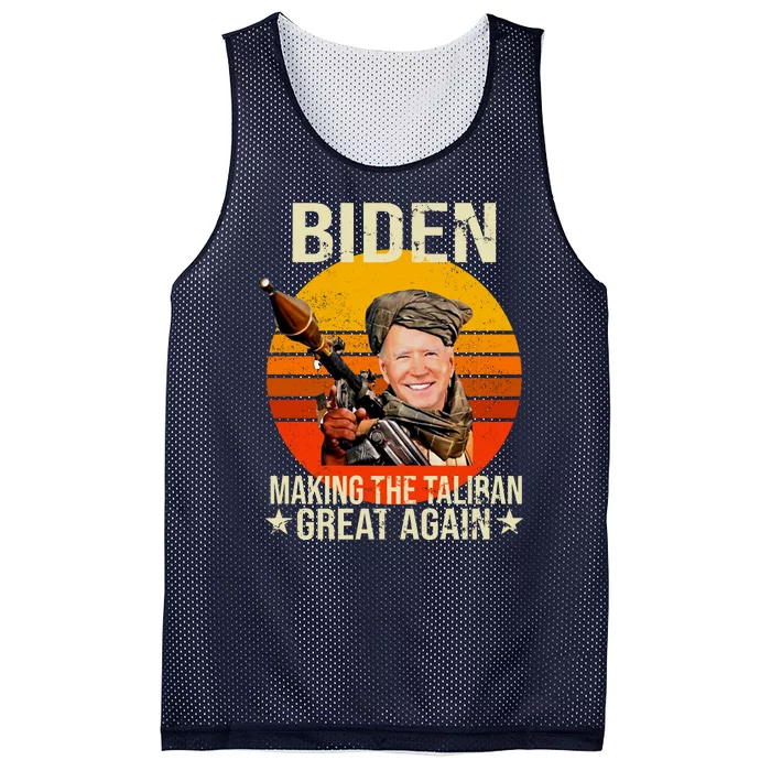 Biden Making The Taliban Great Again RPG Mesh Reversible Basketball Jersey Tank