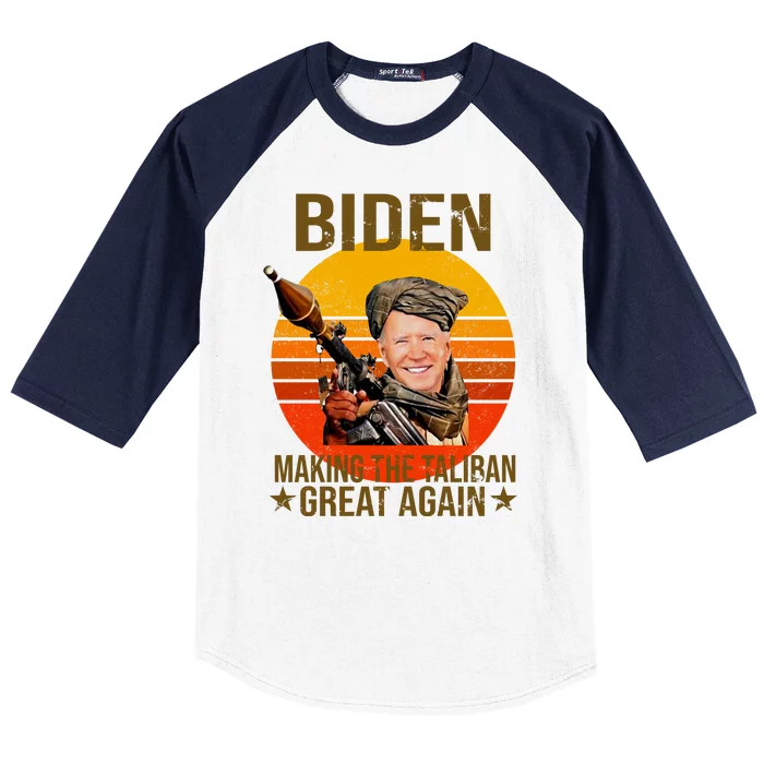 Biden Making The Taliban Great Again RPG Baseball Sleeve Shirt