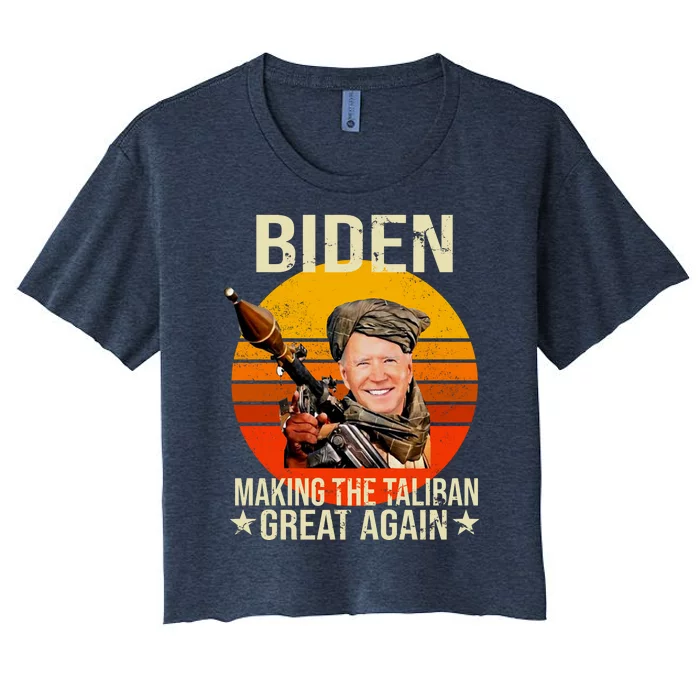 Biden Making The Taliban Great Again RPG Women's Crop Top Tee