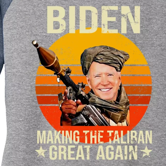 Biden Making The Taliban Great Again RPG Women's Tri-Blend 3/4-Sleeve Raglan Shirt