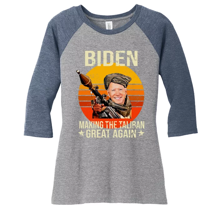 Biden Making The Taliban Great Again RPG Women's Tri-Blend 3/4-Sleeve Raglan Shirt