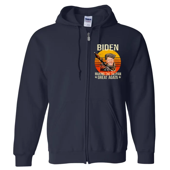 Biden Making The Taliban Great Again RPG Full Zip Hoodie