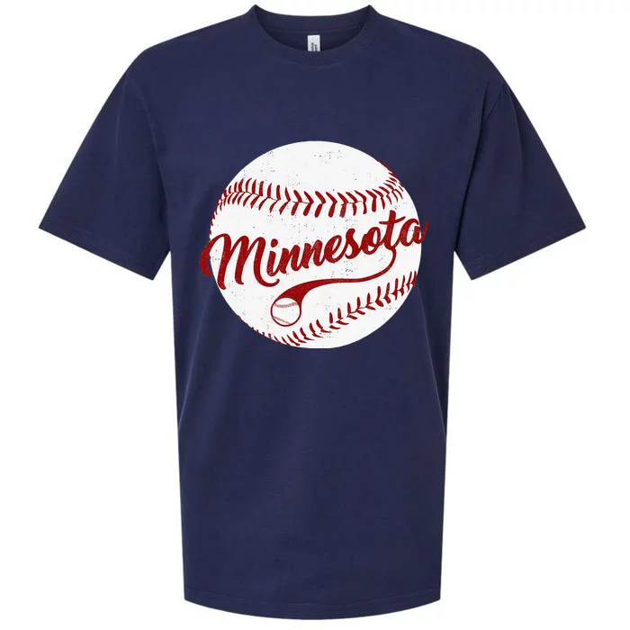 Baseball Minnesota Team Love Baseball National Pastime Sueded Cloud Jersey T-Shirt