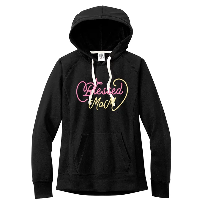 Blessed Mom T Women's Fleece Hoodie