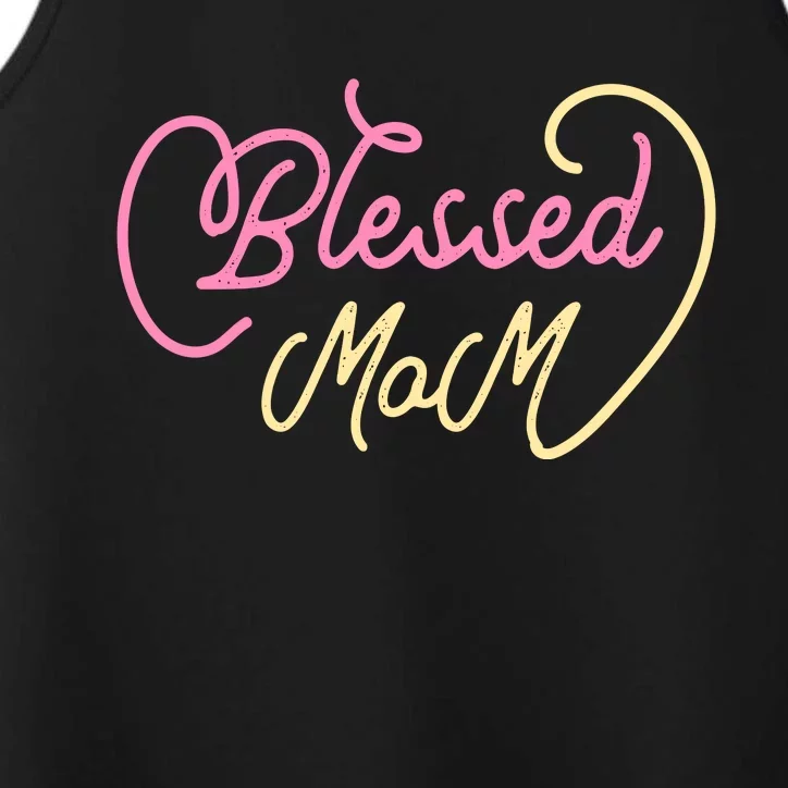 Blessed Mom T Performance Tank