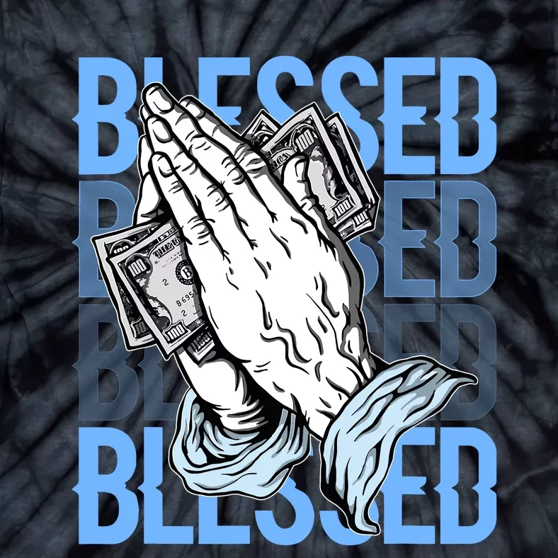 Blessed Matching To Shoe 1 Unc Toe Tie-Dye T-Shirt