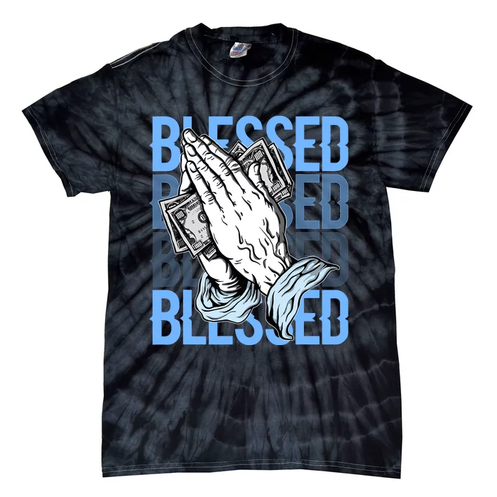 Blessed Matching To Shoe 1 Unc Toe Tie-Dye T-Shirt