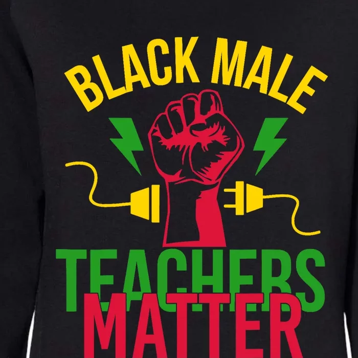 Black Male Teachers Matter Womens California Wash Sweatshirt