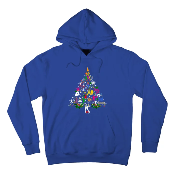 Broadway Musical Theatre Christmas Tree Funny Xmas Gift Hoodie