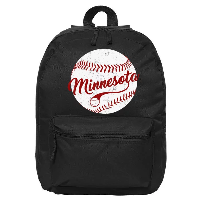 Baseball Minnesota Team Love Baseball National Pastime 16 in Basic Backpack