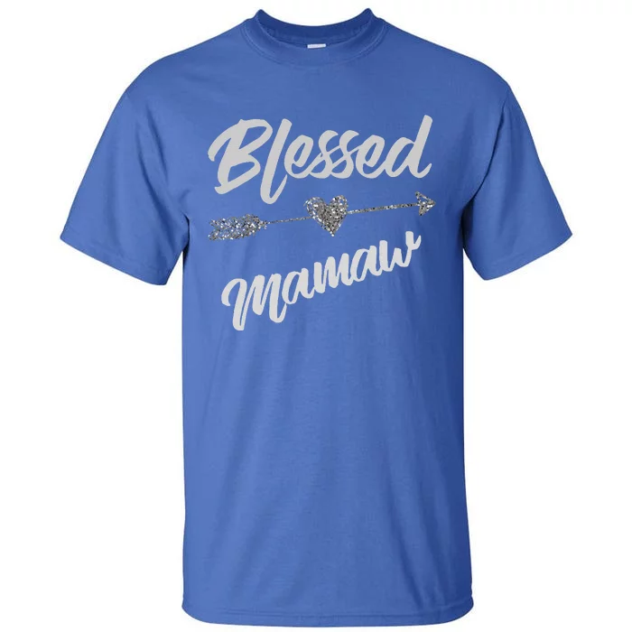 Blessed Mamaw Thanksgiving Funny Mother & Wife Gift Tall T-Shirt