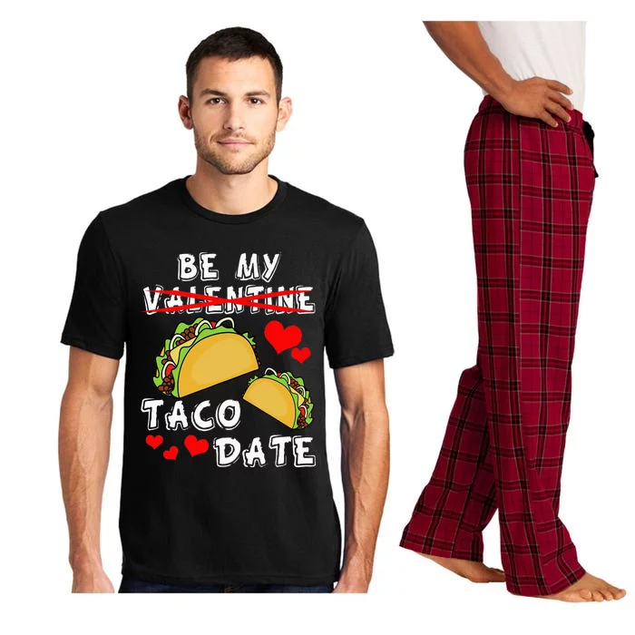 Be My Taco Date Funny Valentine's Day Burrito Taco Pajama Set