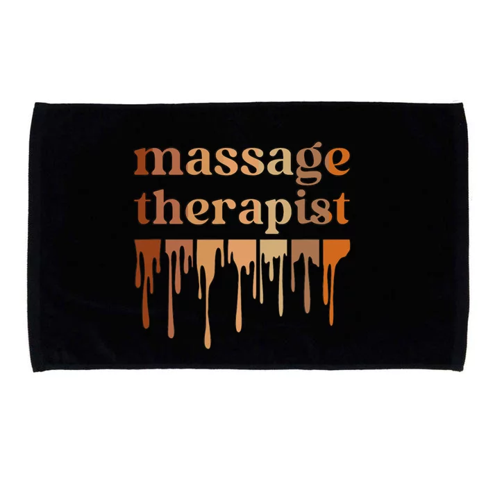 Black Massage Therapist African American Massage Therapy Microfiber Hand Towel