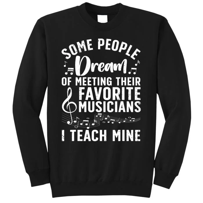 Best Music Teacher For Men Women Musician Band Piano Teacher Tall Sweatshirt