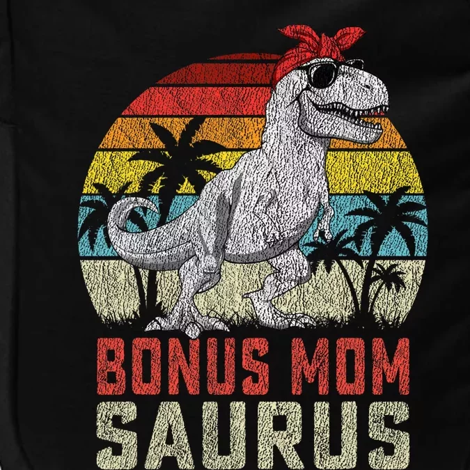 Bonus Momsaurus T Rex Dinosaur Bonus Mom Saurus Family Impact Tech Backpack