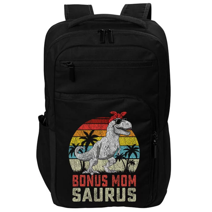 Bonus Momsaurus T Rex Dinosaur Bonus Mom Saurus Family Impact Tech Backpack