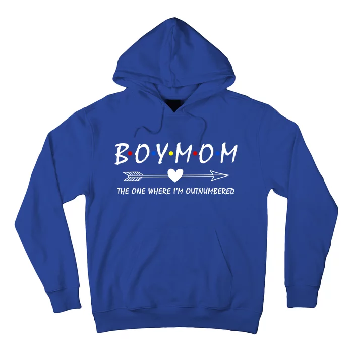 Boy Mom The One Where Im Outnumbered Mama Mom Of Meaningful Gift Hoodie