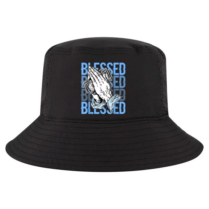 Blessed Matching To Shoe 1 UNC Toe Cool Comfort Performance Bucket Hat