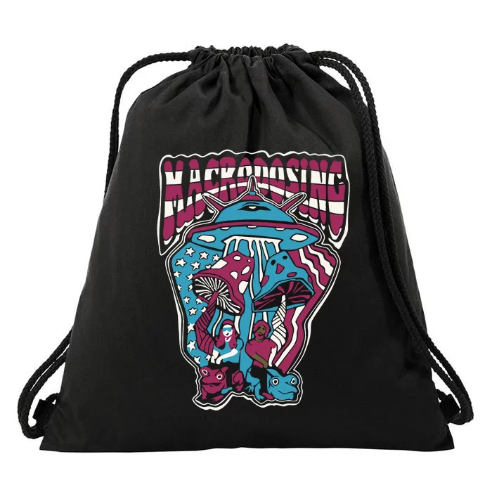 Billy Macrodosing Usa Drawstring Bag