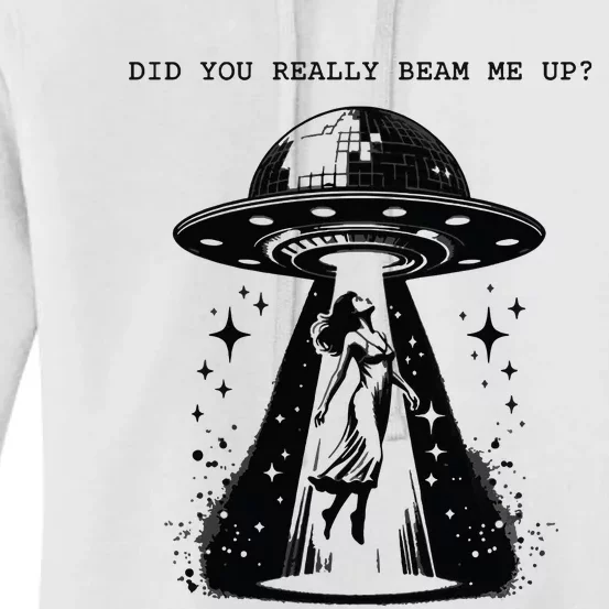 Beam Me Up 90s Retro Women's Pullover Hoodie