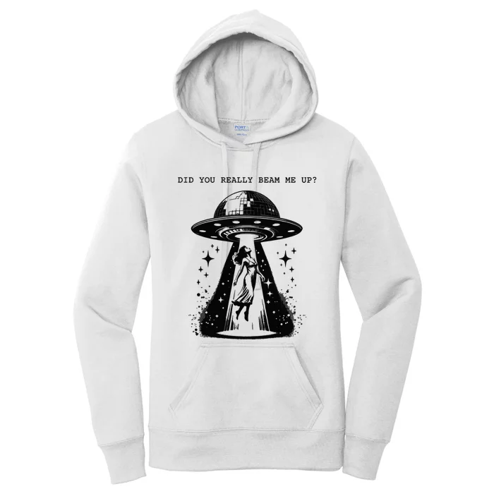 Beam Me Up 90s Retro Women's Pullover Hoodie