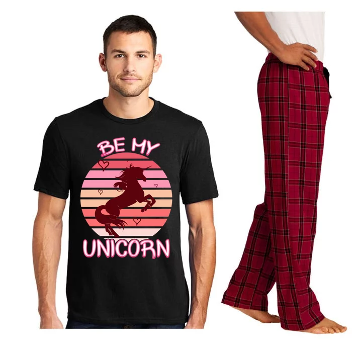 Be My Unicorn Funny Valentine's Day Gift Pajama Set