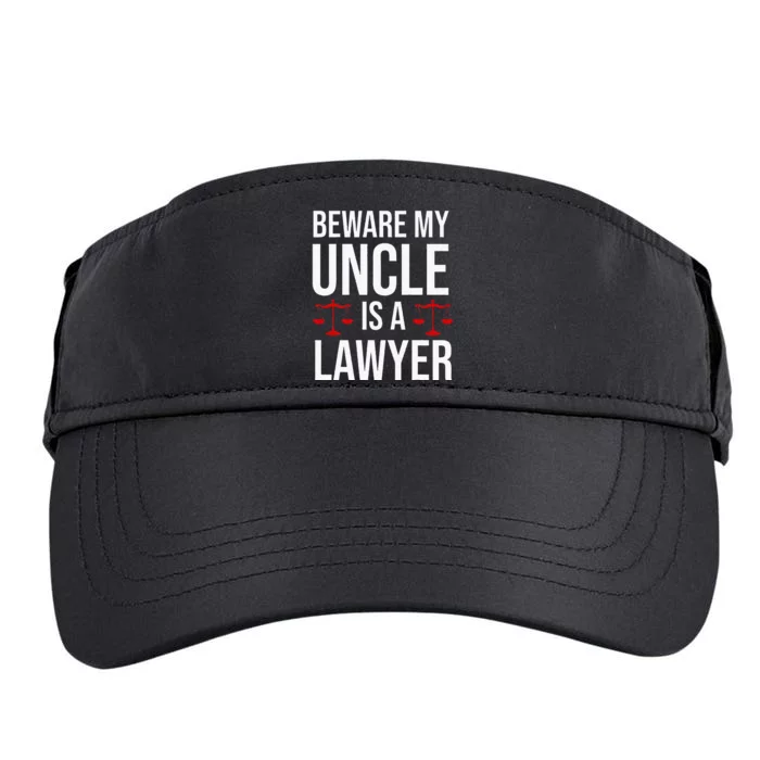 Beware My Uncle Is A Lawyer Adult Drive Performance Visor