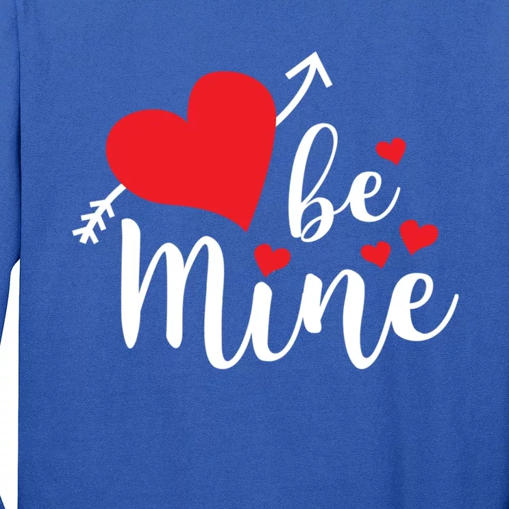 Be Mine Valentine's Day Cute Heart Gift Long Sleeve Shirt