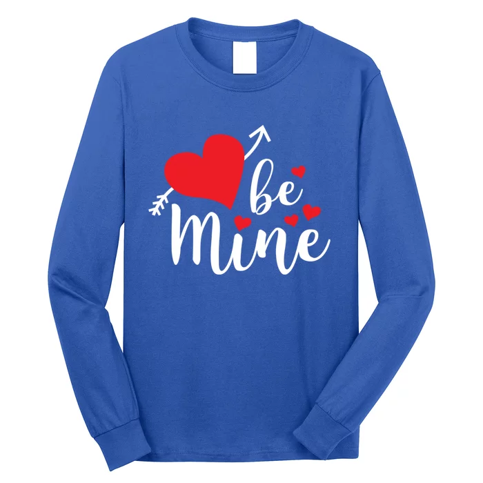 Be Mine Valentine's Day Cute Heart Gift Long Sleeve Shirt