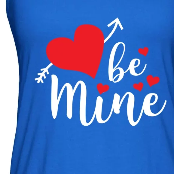 Be Mine Valentine's Day Cute Heart Gift Ladies Essential Flowy Tank