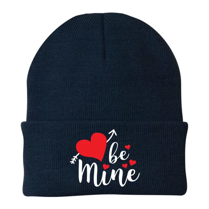 Be Mine Valentine's Day Cute Heart Gift Knit Cap Winter Beanie