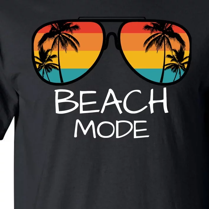 Beach Mode Vacy Mode Beach Life Vintage Sunset Beach Trip Tall T-Shirt