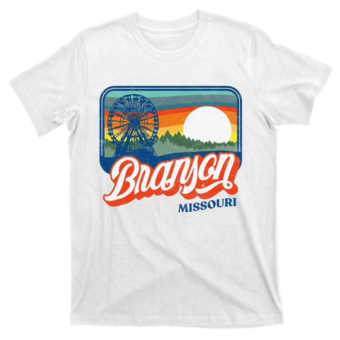 Branson Missouri Vintage 80s Style Retro Distressed T-Shirt