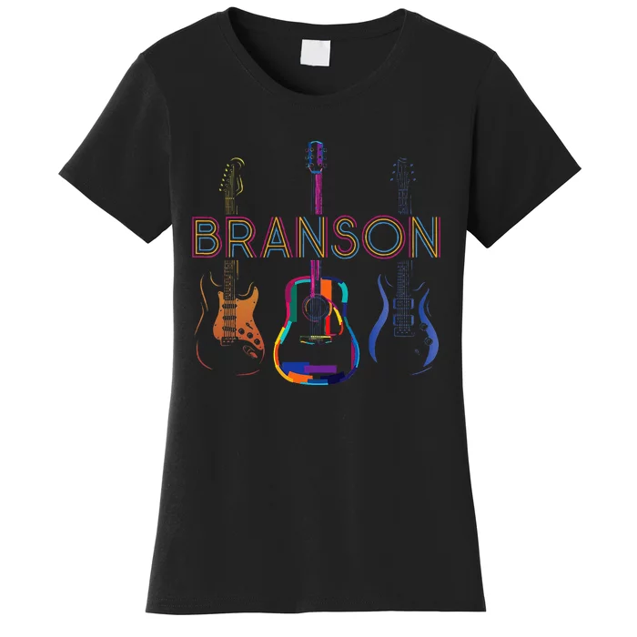 Branson Missouri Vacation Music Guitar Souvenir Women's T-Shirt