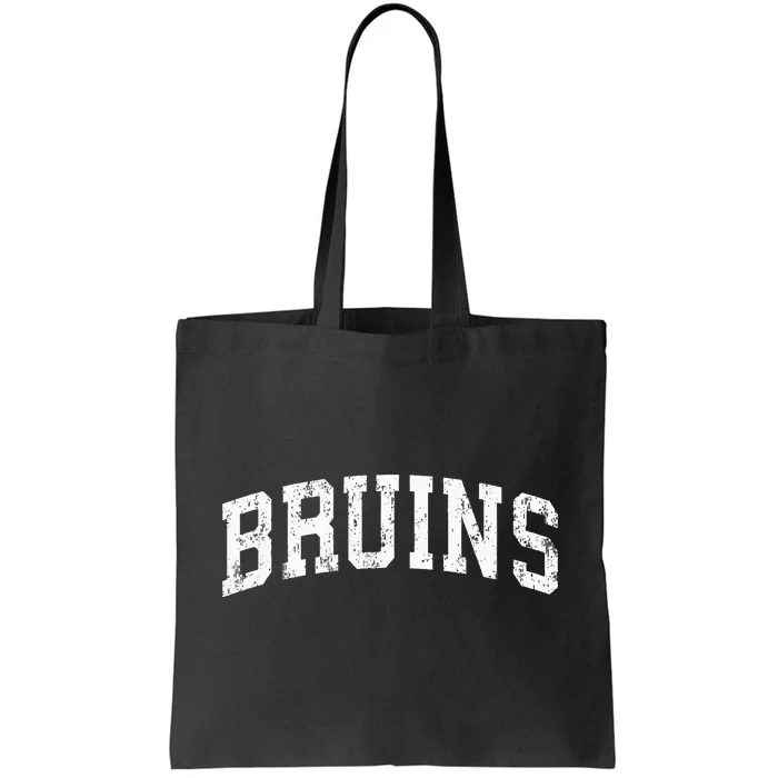 Bruins Mascot Vintage Athletic Sports Name Tote Bag