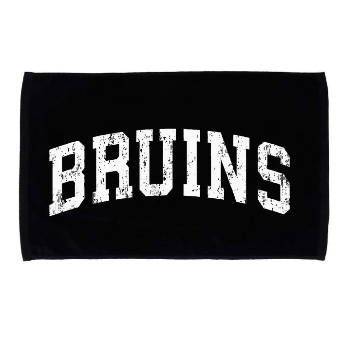 Bruins Mascot Vintage Athletic Sports Name Microfiber Hand Towel