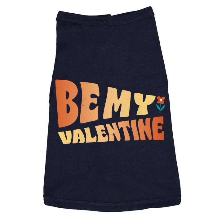 Be My Valentine Floral Cute Gift Doggie Tank