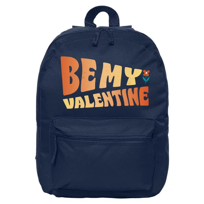 Be My Valentine Floral Cute Gift 16 in Basic Backpack