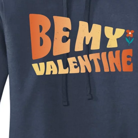 Be My Valentine Floral Cute Gift Women's Pullover Hoodie