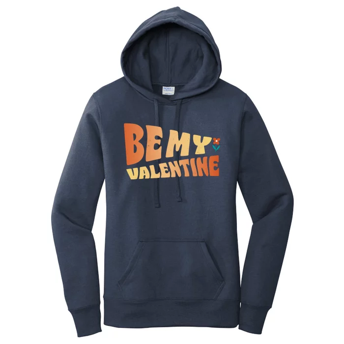 Be My Valentine Floral Cute Gift Women's Pullover Hoodie