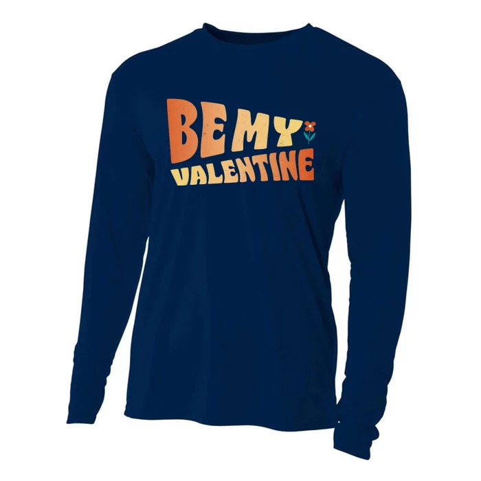 Be My Valentine Floral Cute Gift Cooling Performance Long Sleeve Crew