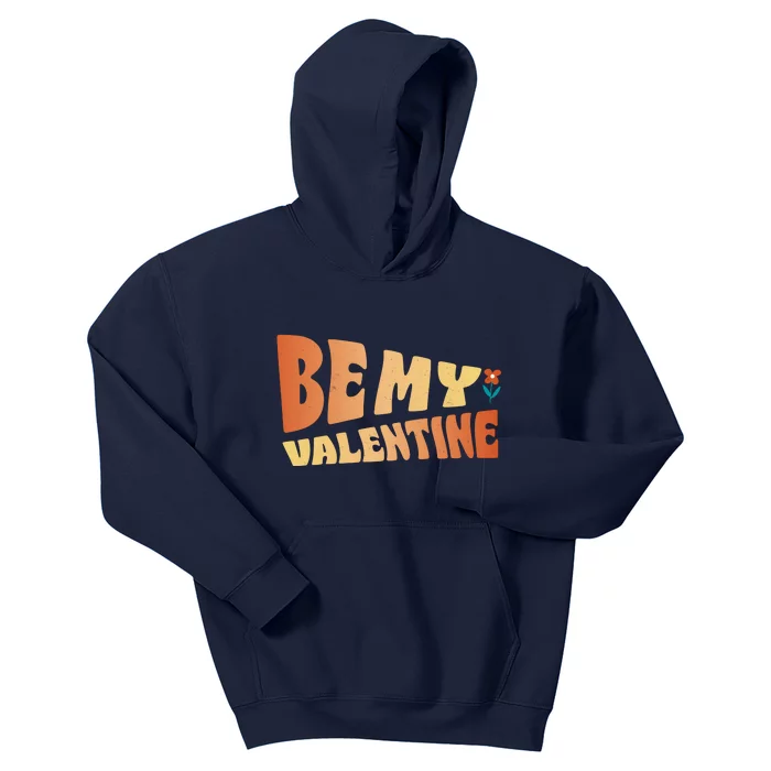 Be My Valentine Floral Cute Gift Kids Hoodie