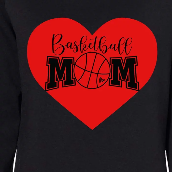 Basketball Mom Valentines Day Great Gift For Mothers Basketball Gift Womens California Wash Sweatshirt