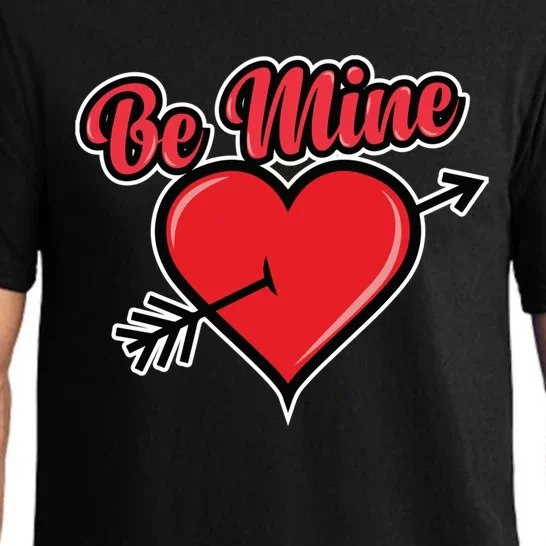 Be Mine Valentine's Day I Cute Heart I Be Mine Funny Gift Pajama Set