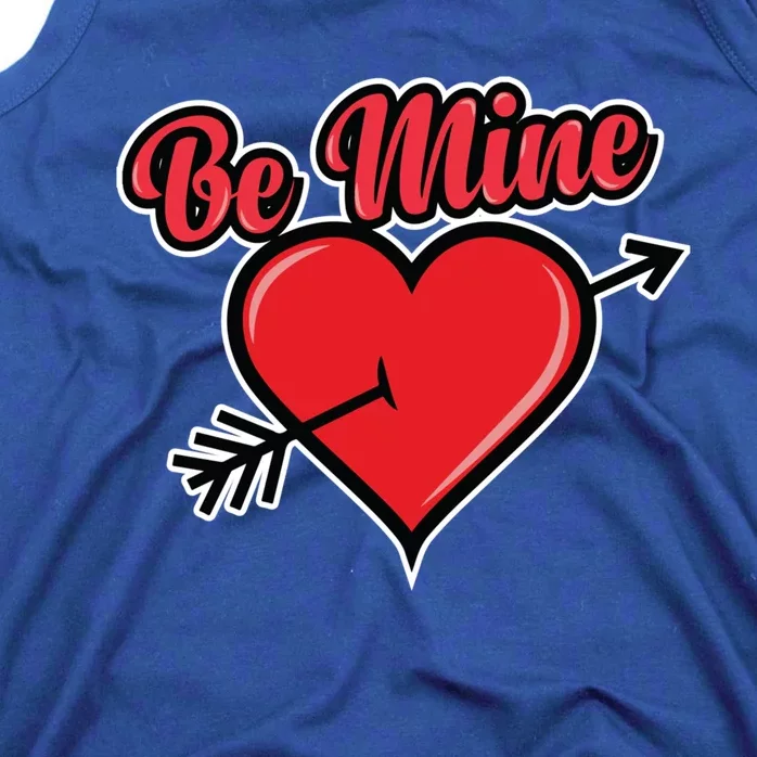 Be Mine Valentine's Day I Cute Heart I Be Mine Funny Gift Tank Top