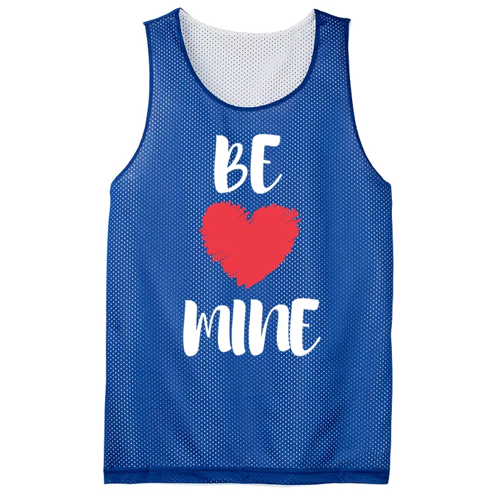 Be Mine Valentine's Day Phrases Meaningful Gift Mesh Reversible Basketball Jersey Tank