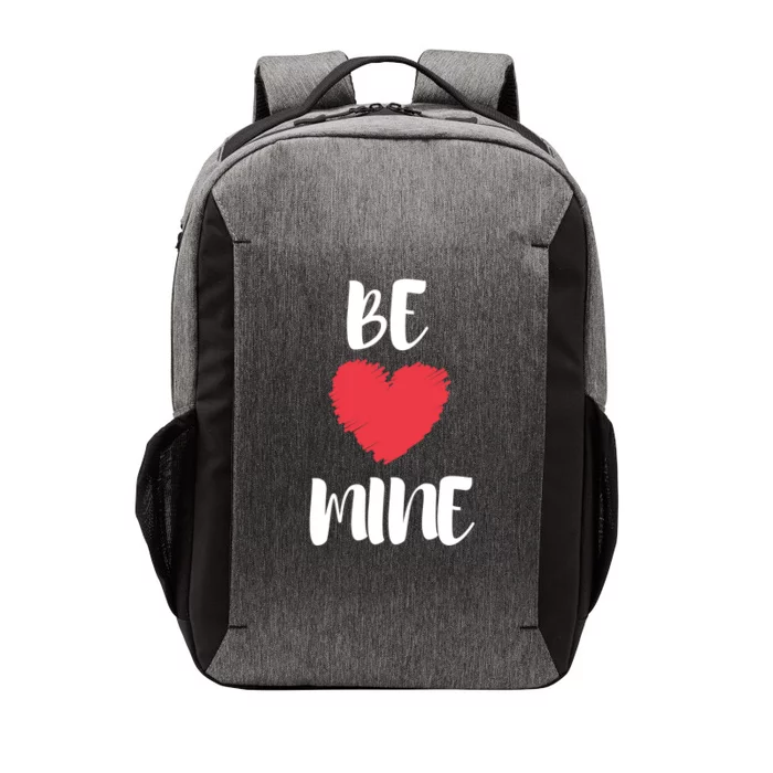 Be Mine Valentine's Day Phrases Meaningful Gift Vector Backpack